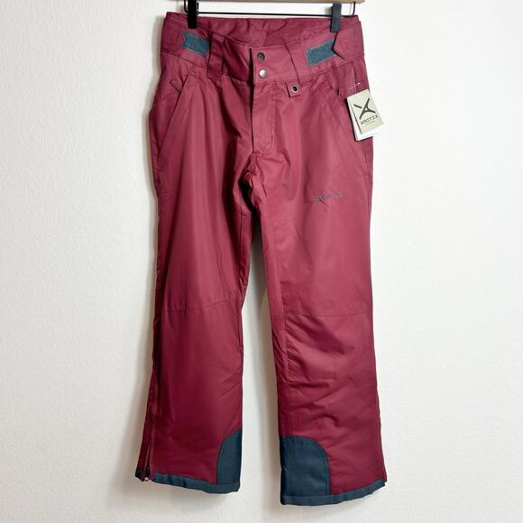 ARTIC X WOMEN'S INSULATED SNOW PANT COLOR CRIMSON SIZE SMALL BRAND NEW - Picture 3 of 7